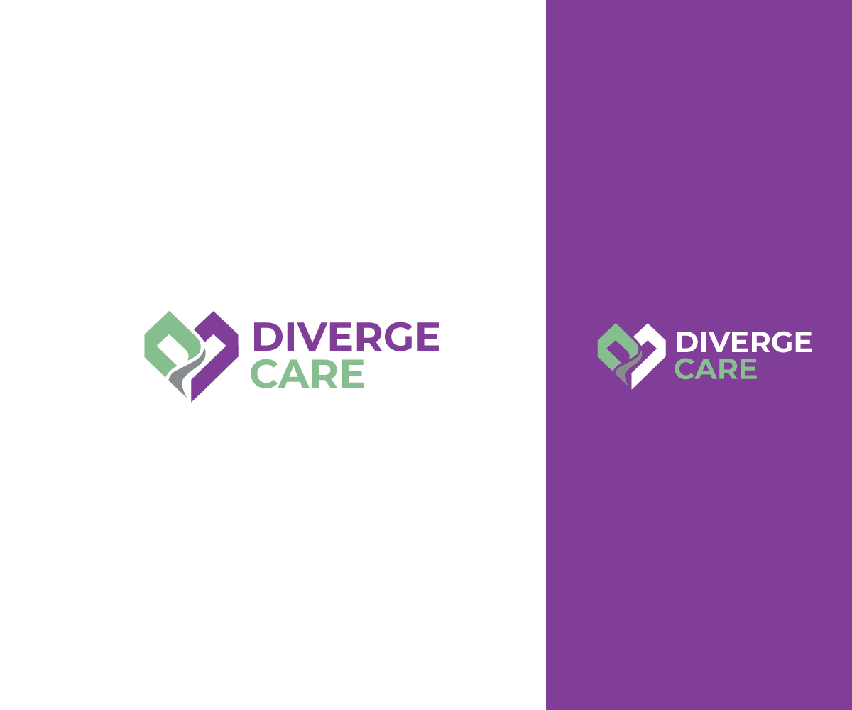 Logo Design by Mystrix for Diverge Care | Design #37589675