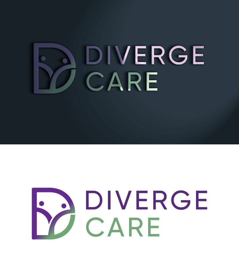Logo Design by Chanel graphics for Diverge Care | Design #37590430