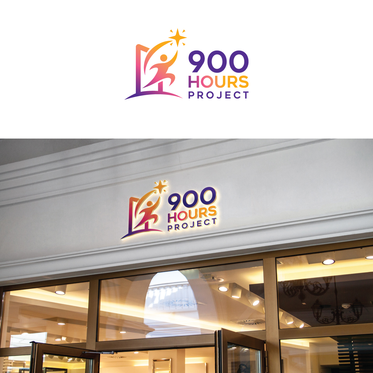 Logo Design by Gexheen for 900 Hours Project | Design #37590701