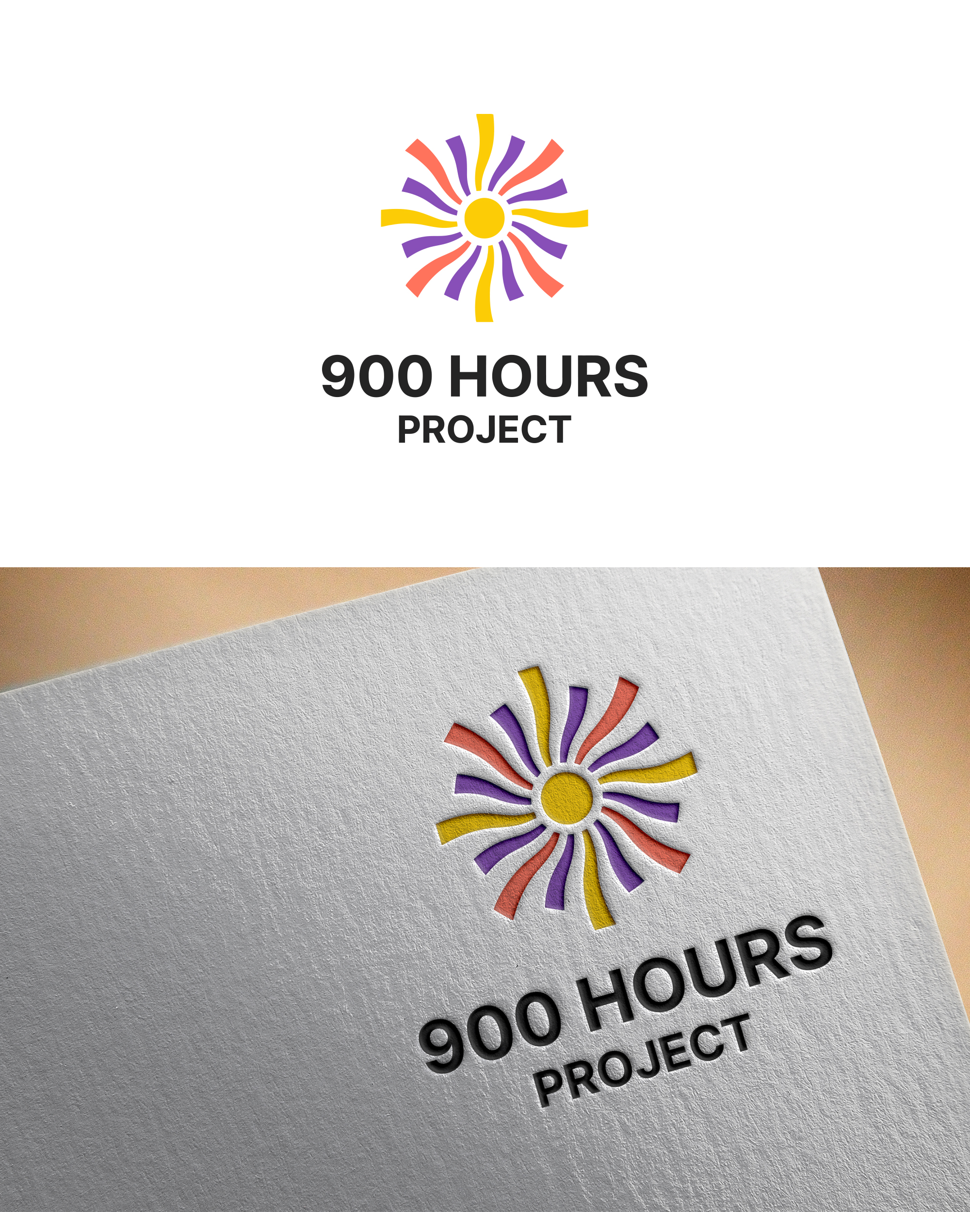 Logo Design by Visionary Creations for 900 Hours Project | Design #37596795