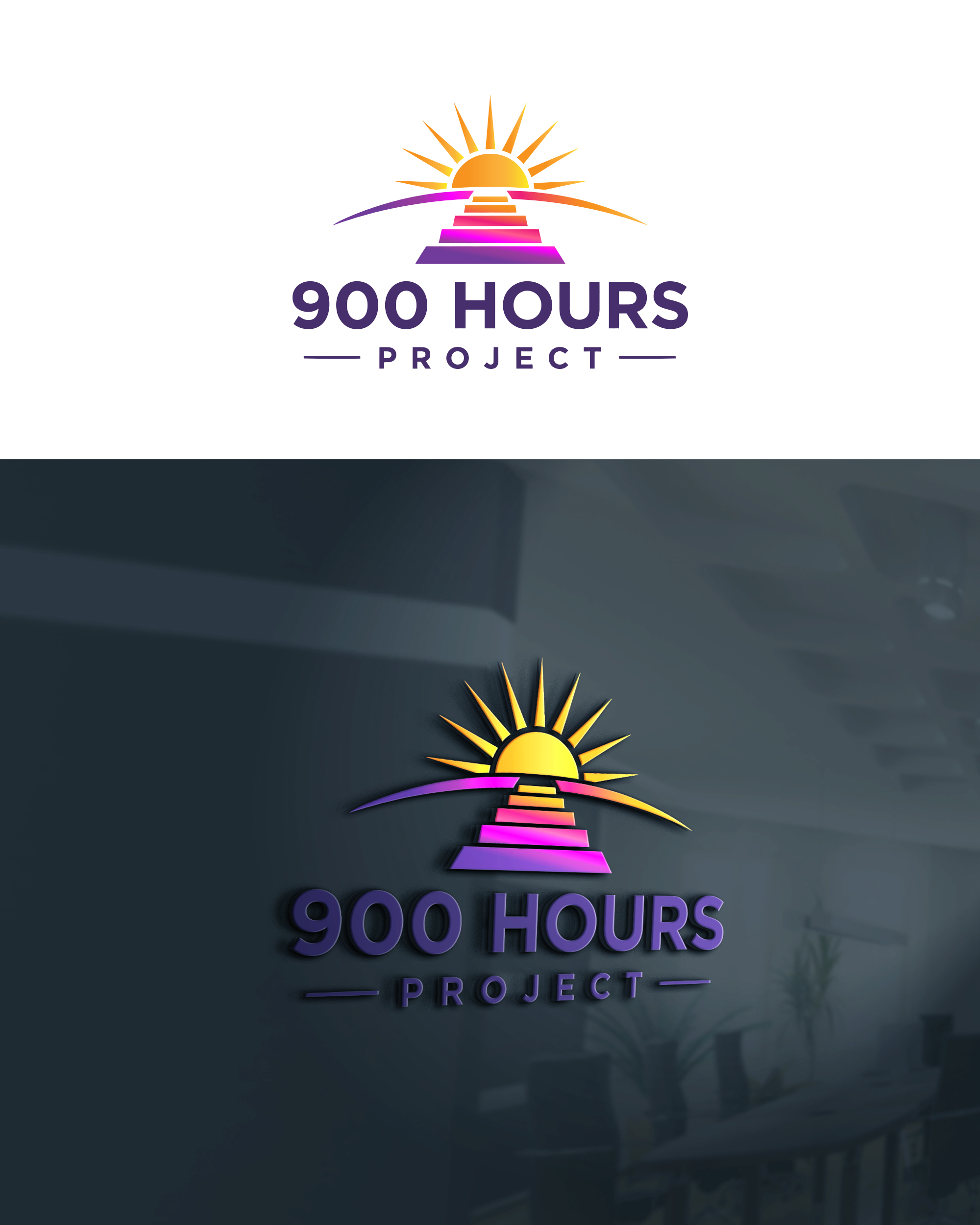 Logo Design by Visionary Creations for 900 Hours Project | Design #37600188