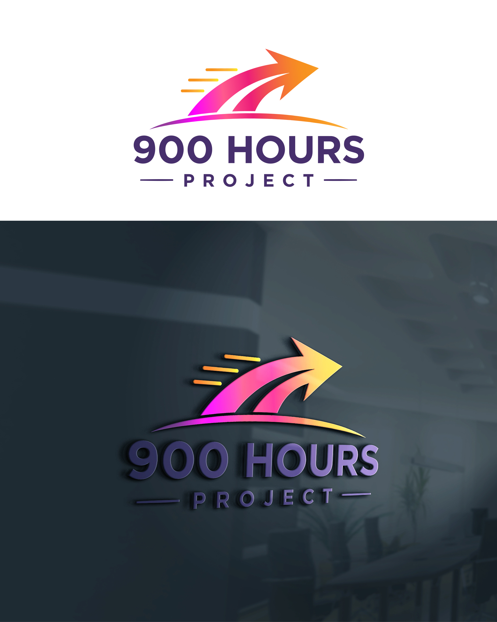 Logo Design by Visionary Creations for 900 Hours Project | Design #37600189