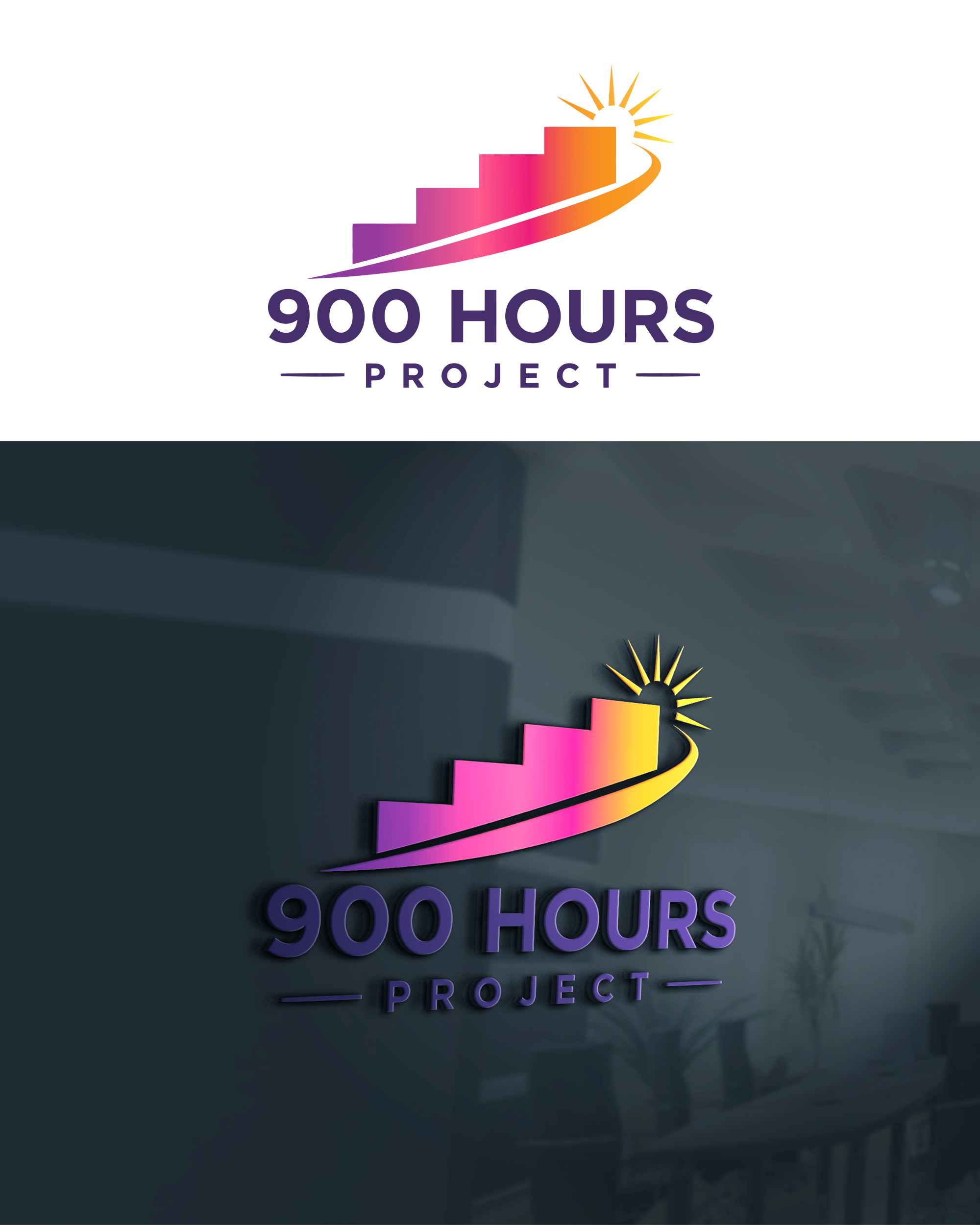 Logo Design by Visionary Creations for 900 Hours Project | Design #37600192