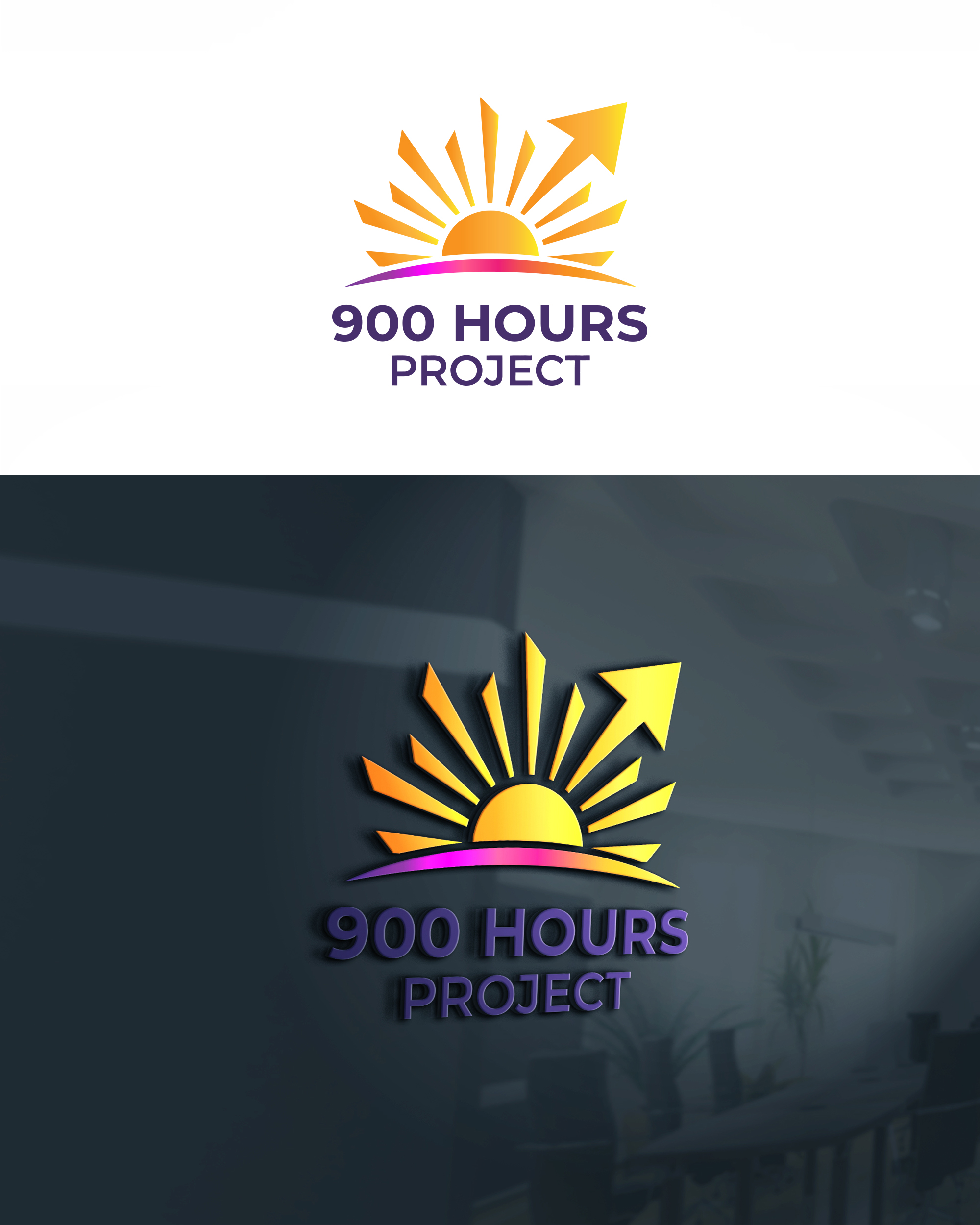 Logo Design by Visionary Creations for 900 Hours Project | Design #37600963