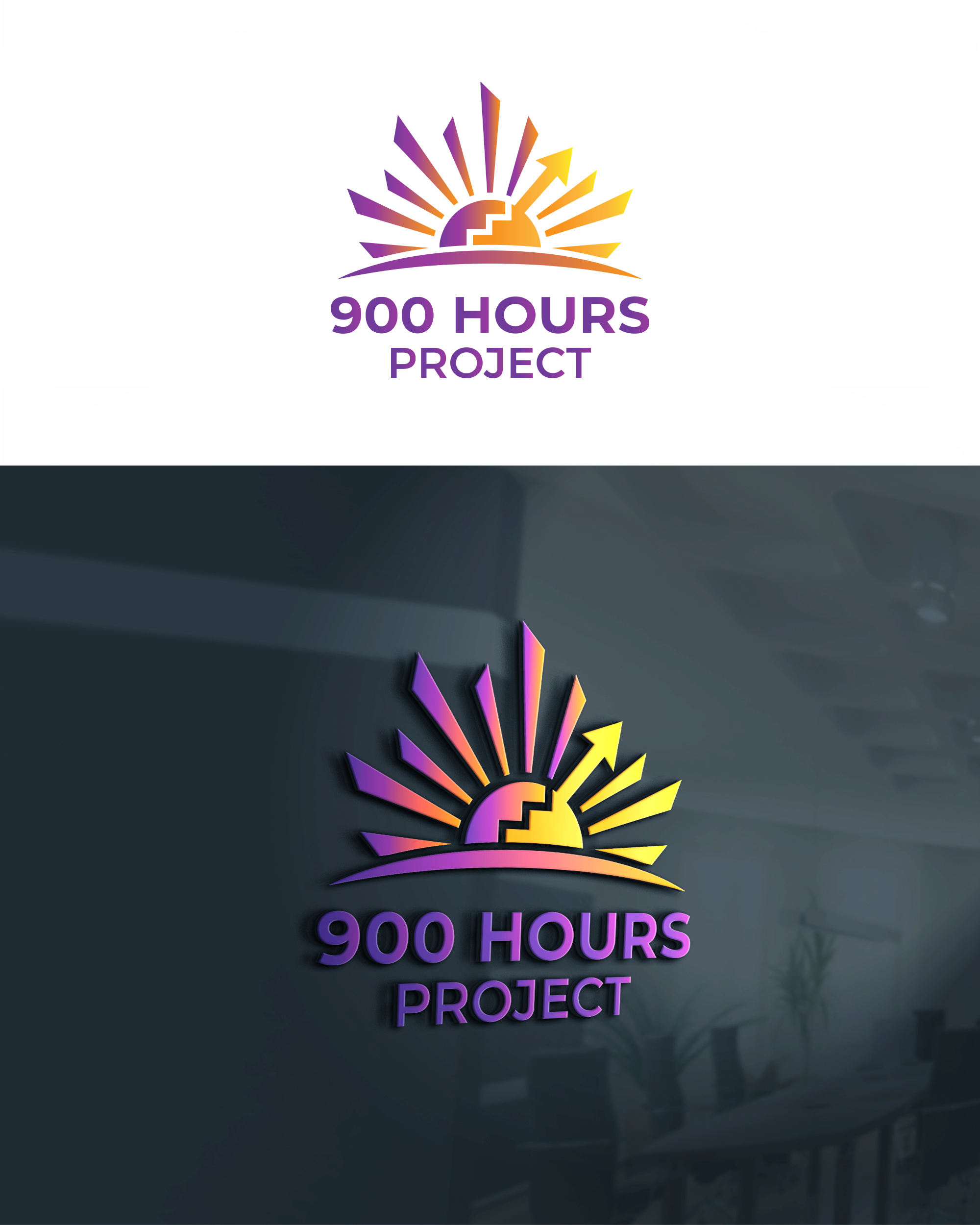 Logo Design by Visionary Creations for 900 Hours Project | Design #37600964
