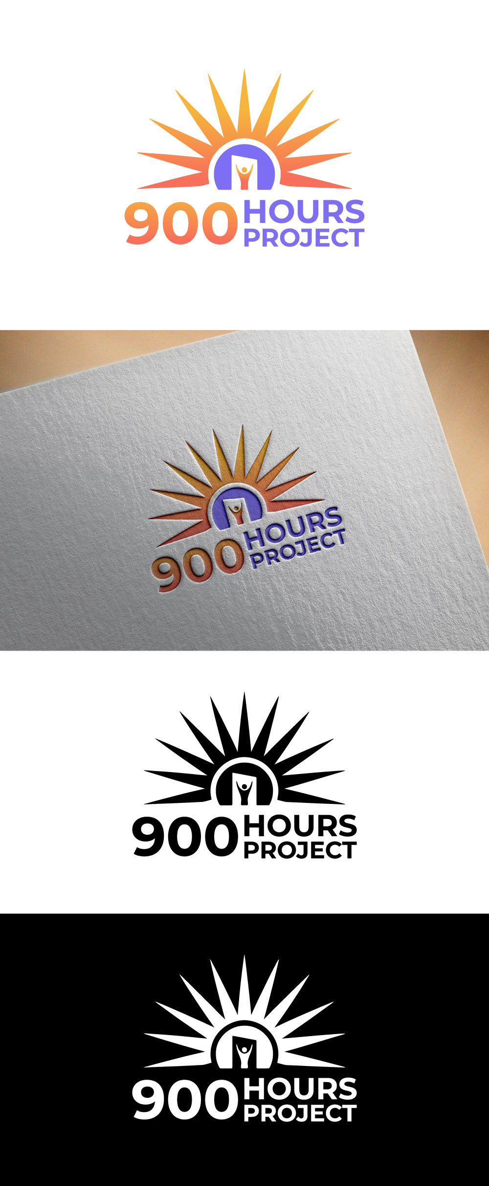 Logo Design by Design pixel for 900 Hours Project | Design #37595742