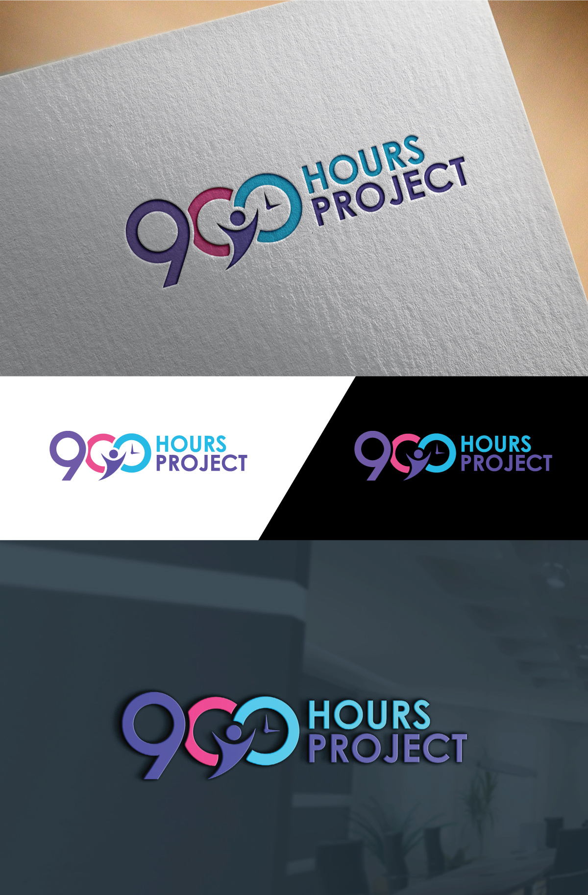 Logo Design by ModernTouch for 900 Hours Project | Design #37595535