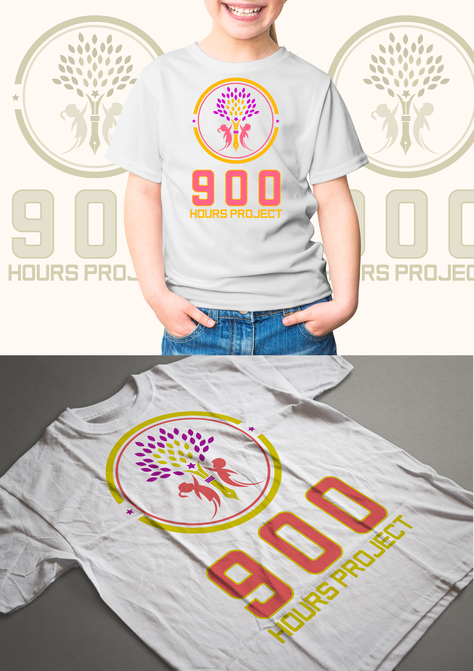 Logo Design by Wonderful design for 900 Hours Project | Design #37590964