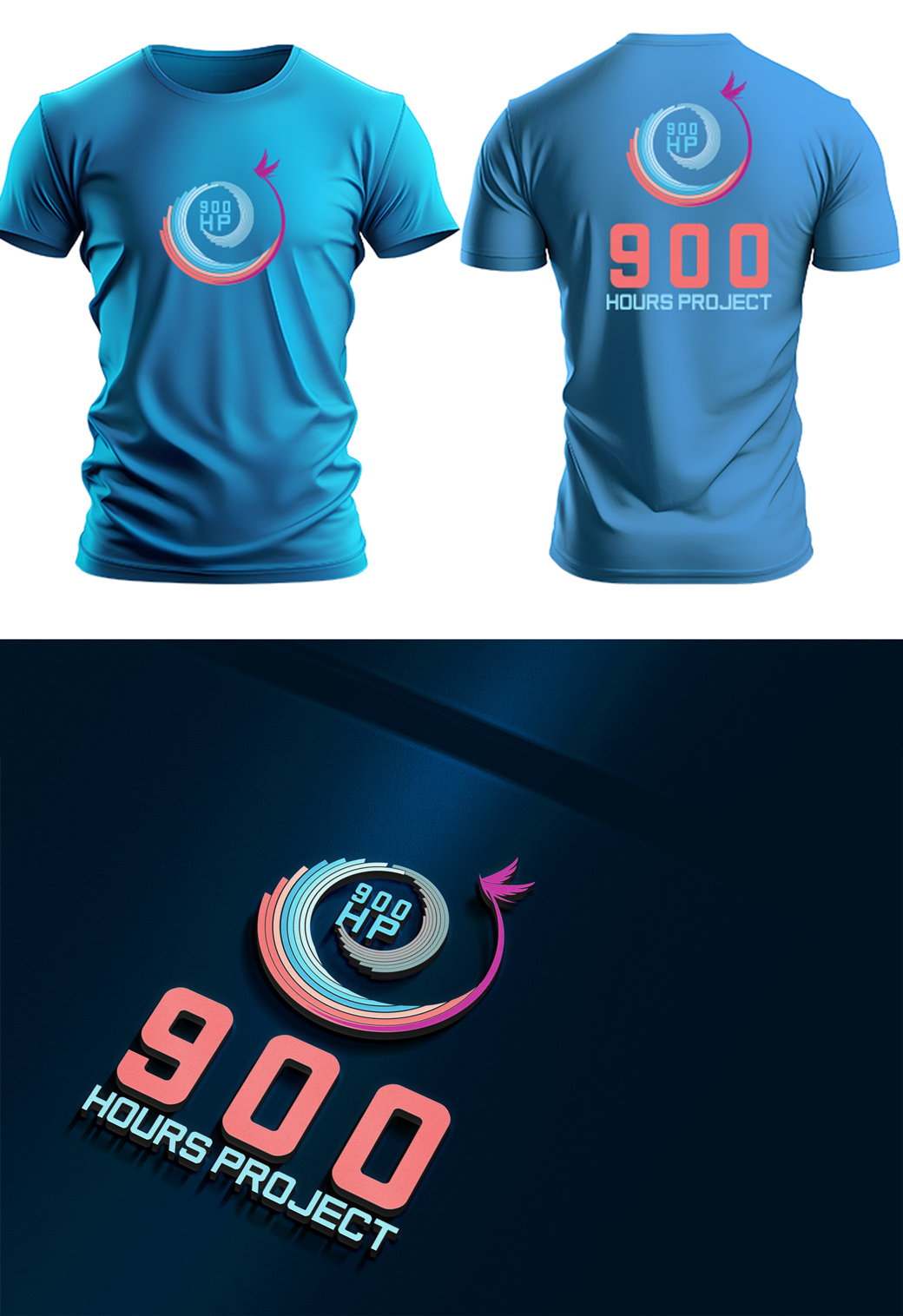 Logo Design by Wonderful design for 900 Hours Project | Design #37591121