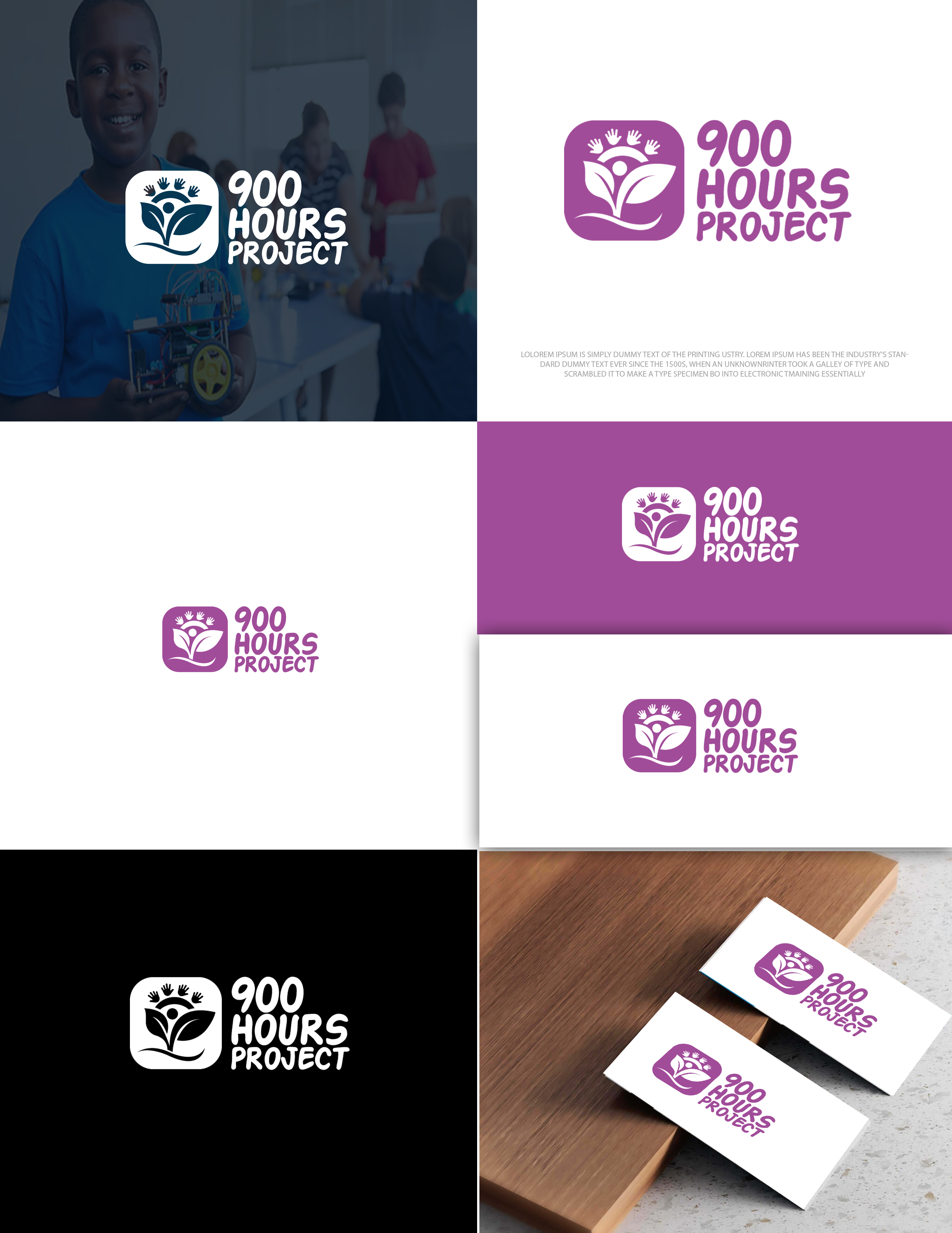 Logo Design by zebronicgraphic for 900 Hours Project | Design #37591384