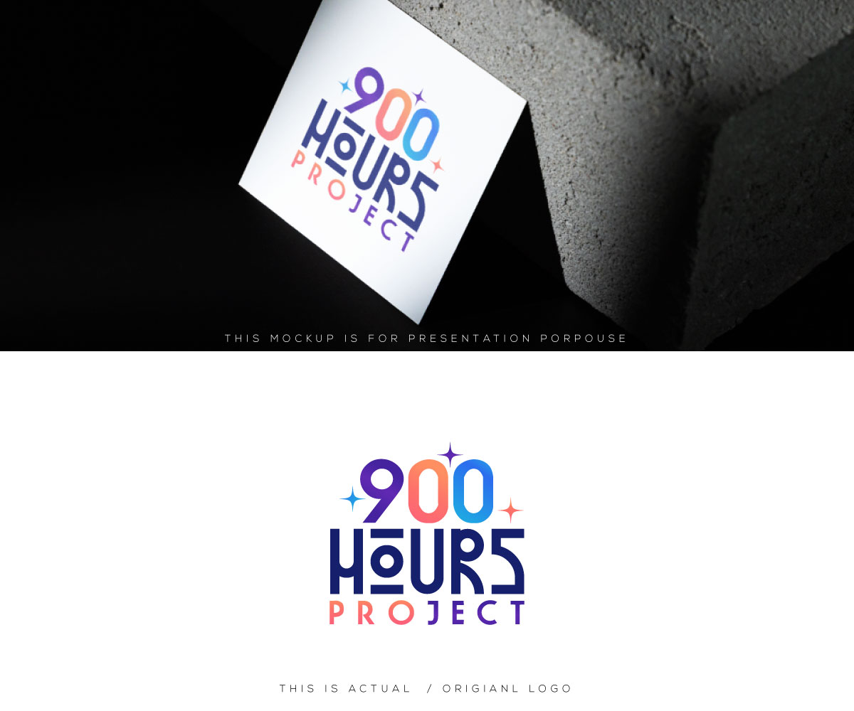 Logo Design by Ansh Design for 900 Hours Project | Design #37591048