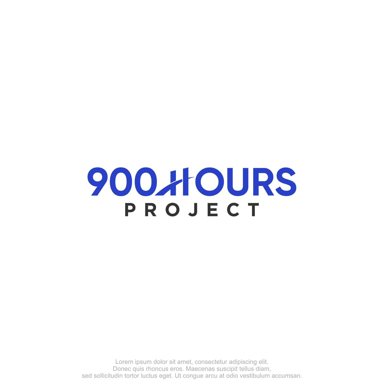 Logo Design by M.Syaiful Huda for 900 Hours Project | Design #37617699