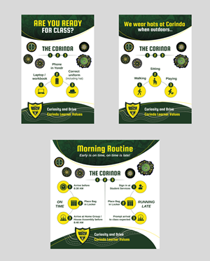 Poster-Design von A Y A N für Corinda State High School | Design: #37595613
