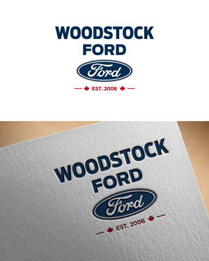 Logo Design by Visionary Creations for Woodstock ford  | Design: #37596143