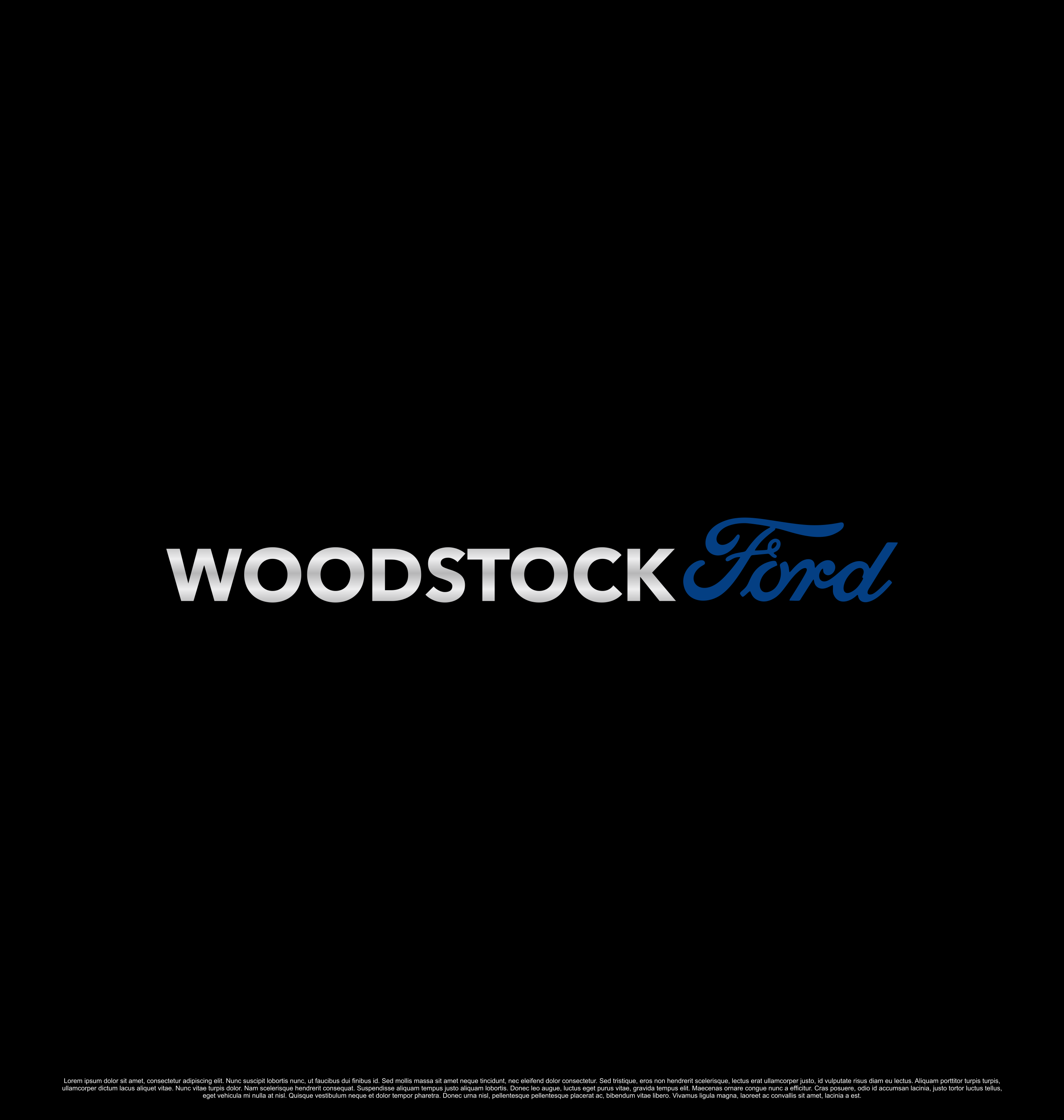 Diseño de Logo por kebusibud para Woodstock ford  | Diseño #37596154