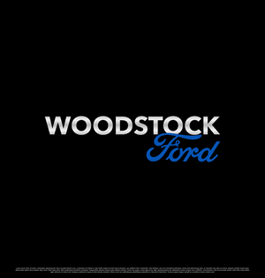 Logo Design by kebusibud for Woodstock ford  | Design: #37596155