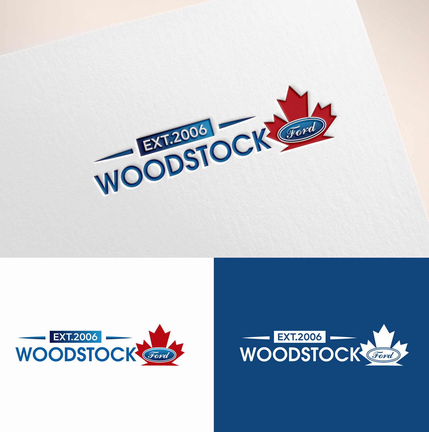 Diseño de Logo por M Art & Design para Woodstock ford  | Diseño #37596044