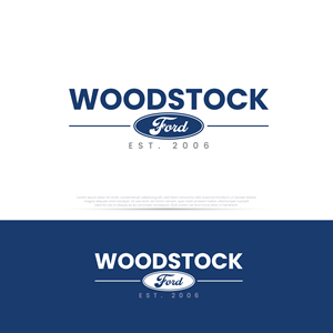Design de Logo par InkPilot_Studio™ pour Woodstock ford  | Design : #37594366
