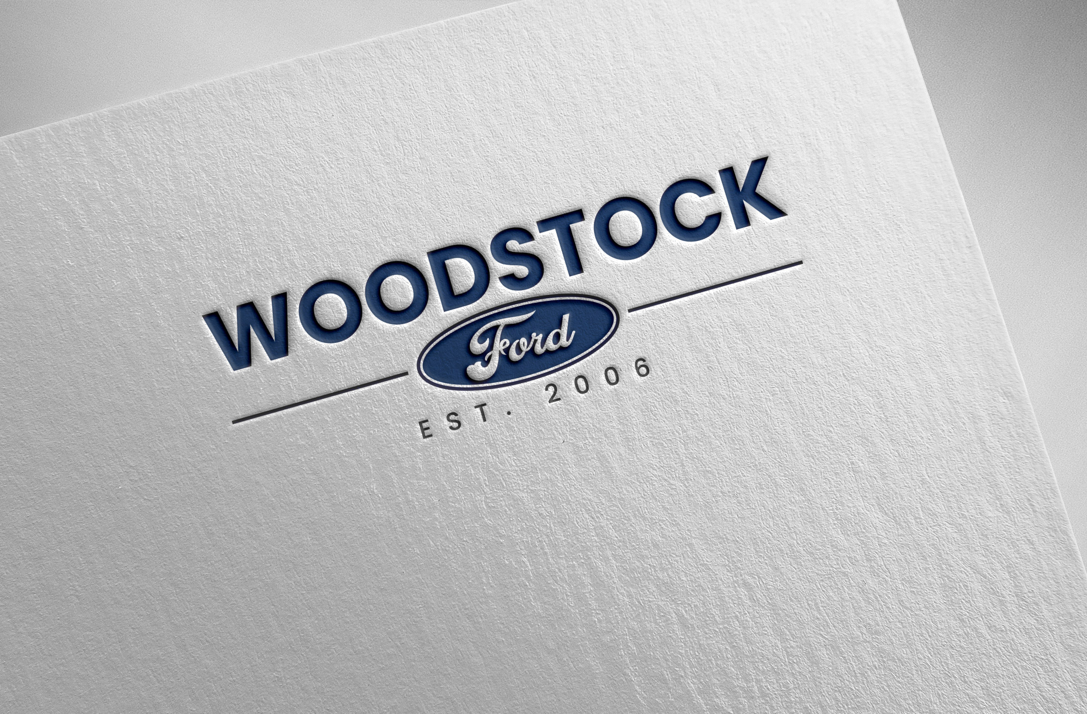 Diseño de Logo por InkPilot_Studio™ para Woodstock ford  | Diseño #37594368