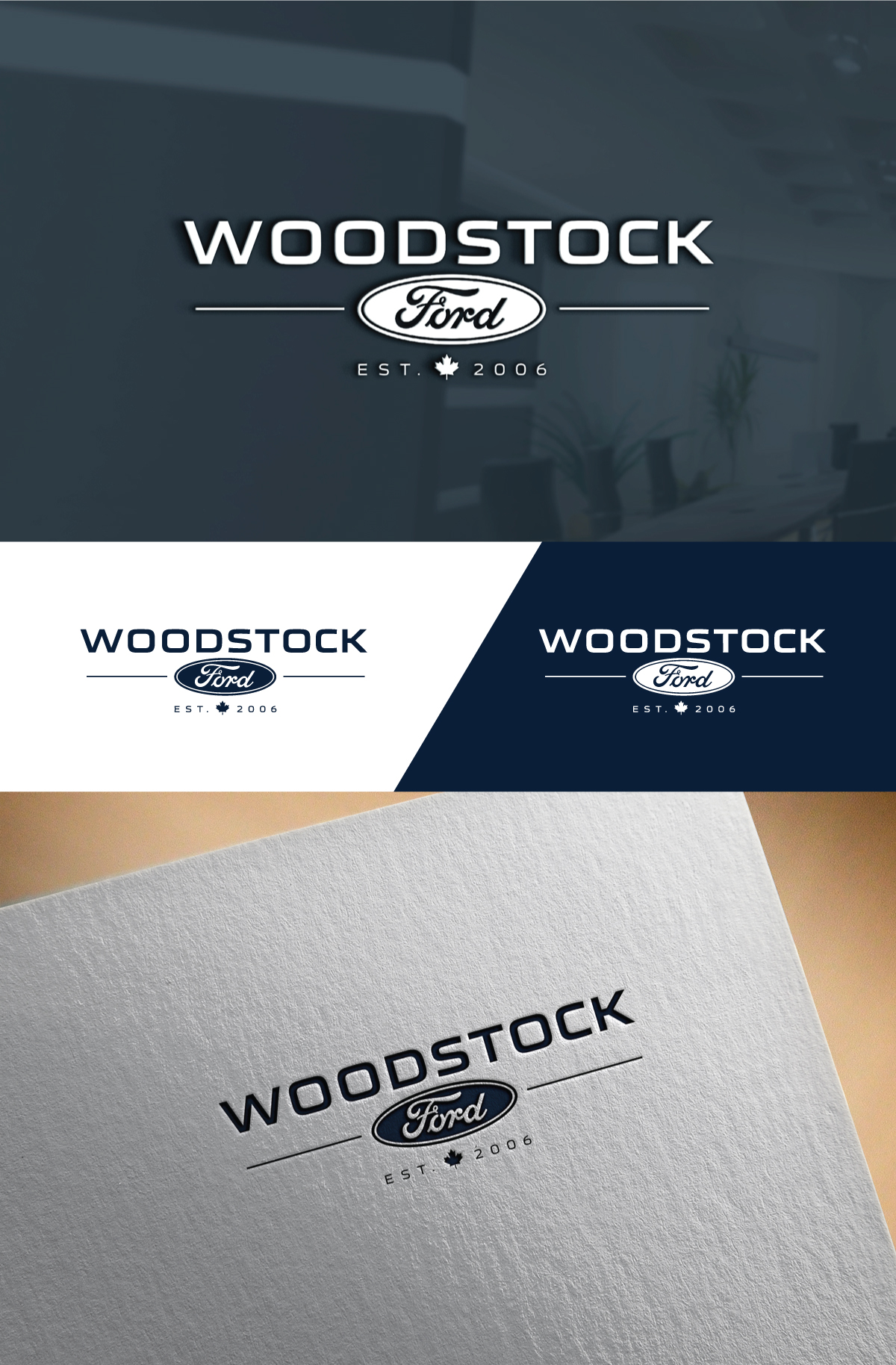 Diseño de Logo por Cool-Designer para Woodstock ford  | Diseño #37594270
