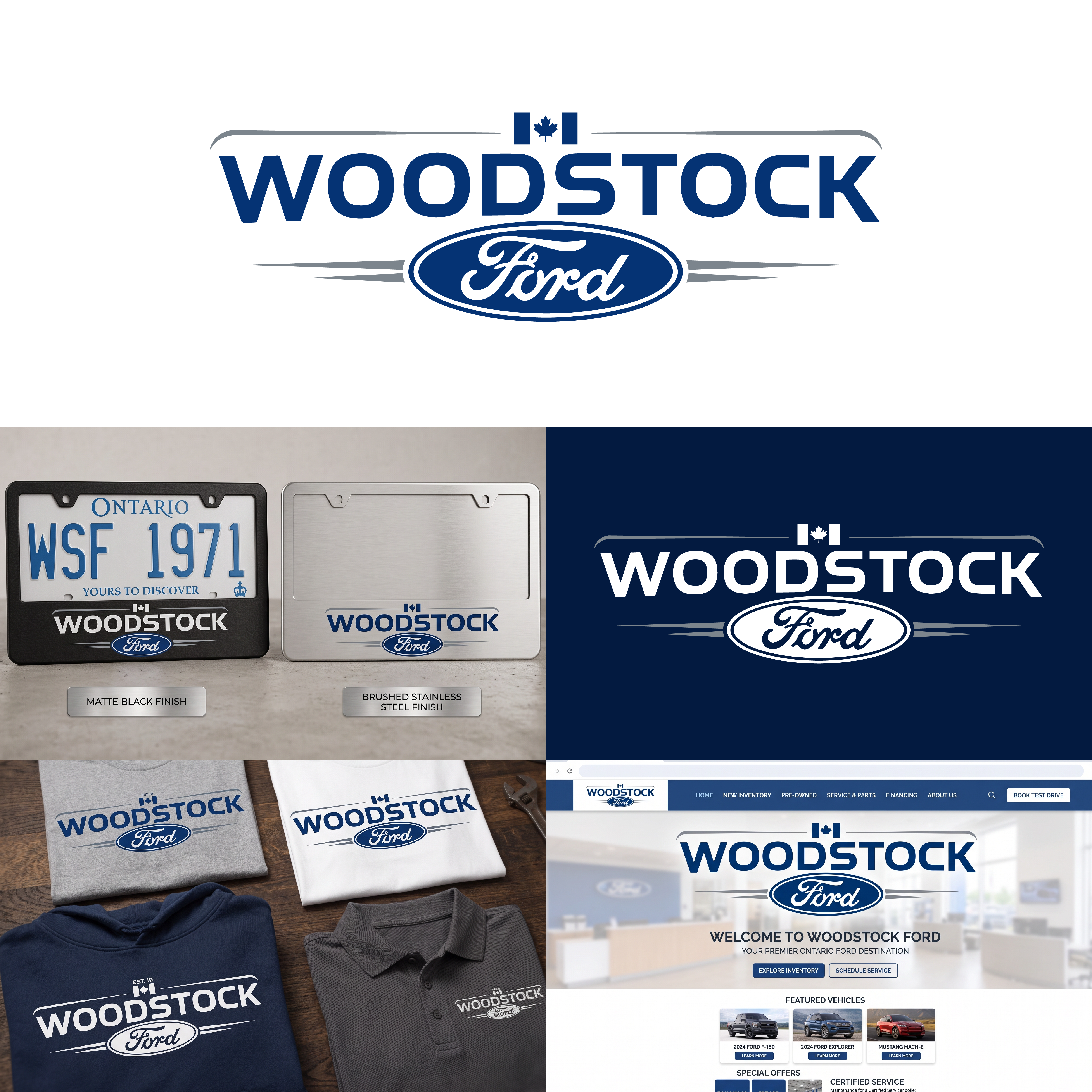 Diseño de Logo por Delusion Studio para Woodstock ford  | Diseño #37593178
