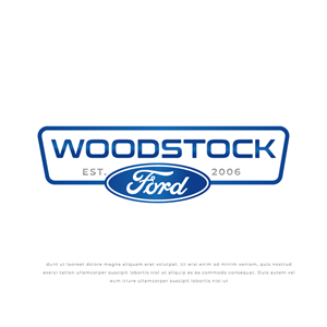 Diseño de Logo por @Dh24 para Woodstock ford  | Diseño: #37601169