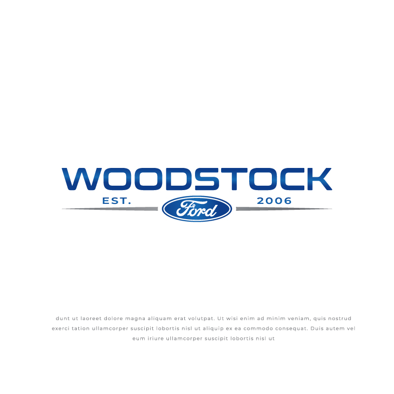 Diseño de Logo por @Dh24 para Woodstock ford  | Diseño #37601187