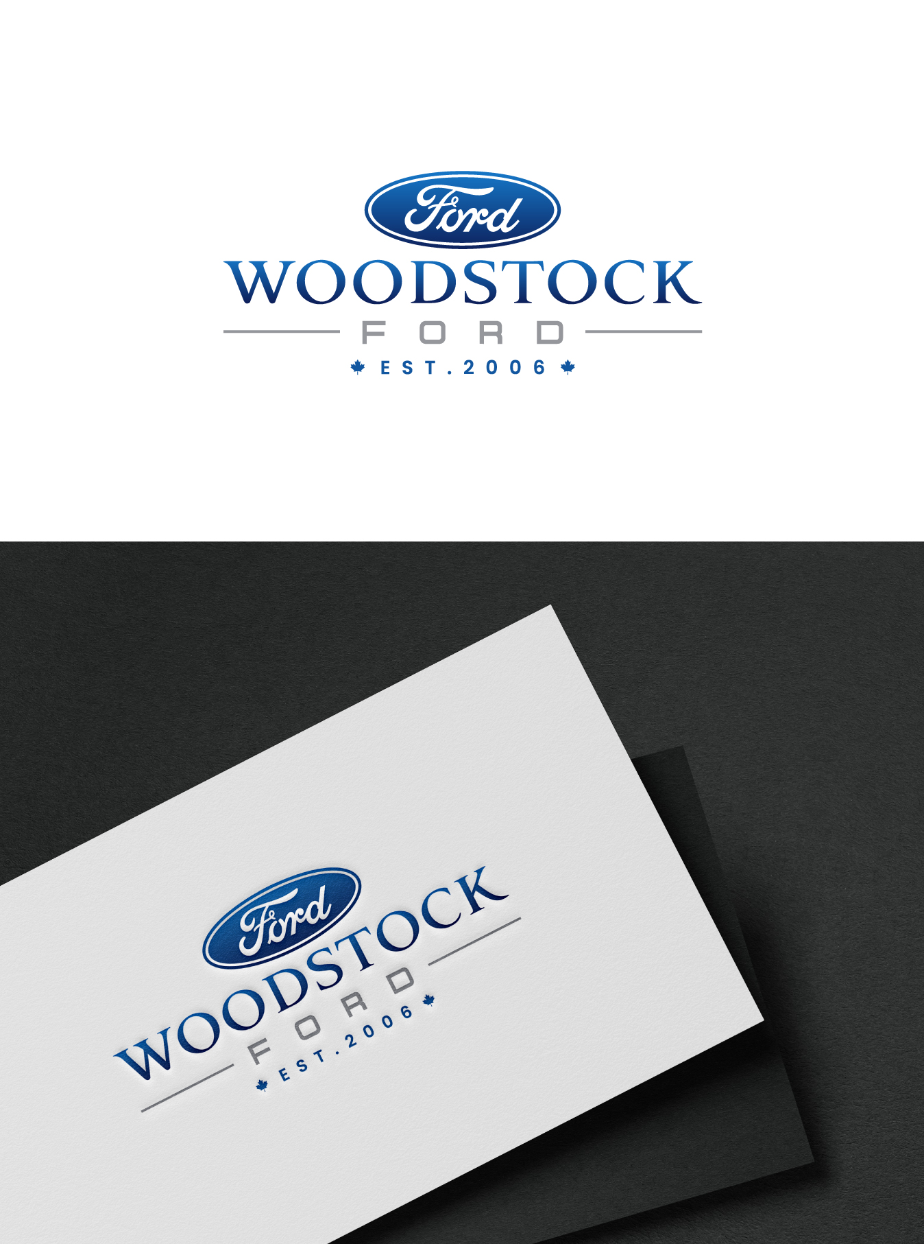 Diseño de Logo por Oliver_Design para Woodstock ford  | Diseño #37594242