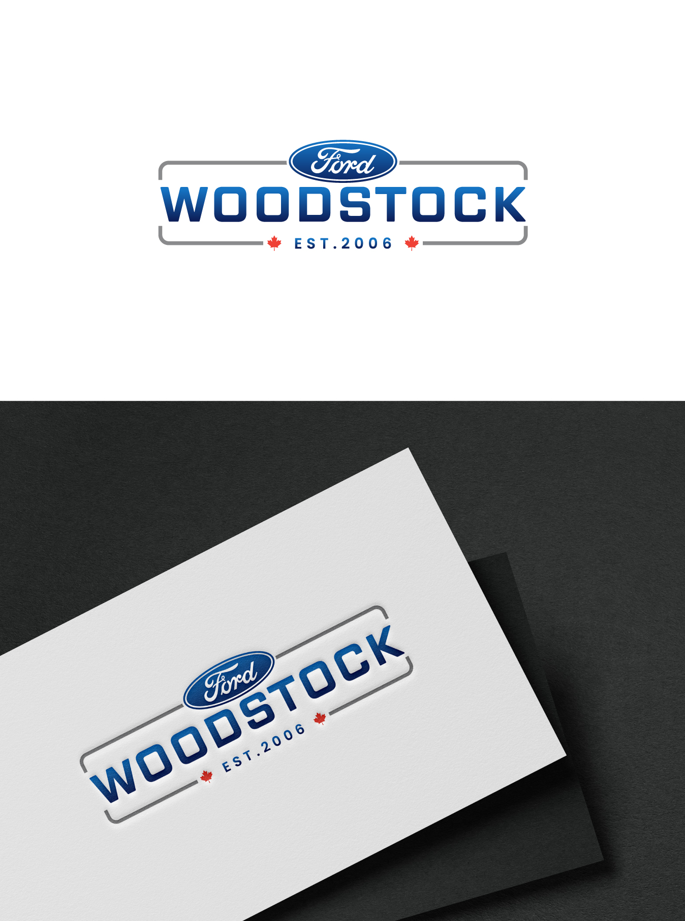 Diseño de Logo por Oliver_Design para Woodstock ford  | Diseño #37594245
