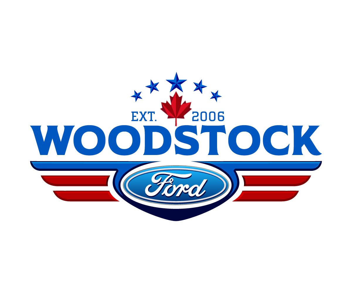 Logo Design by PixelIron for Woodstock ford  | Design #37597751