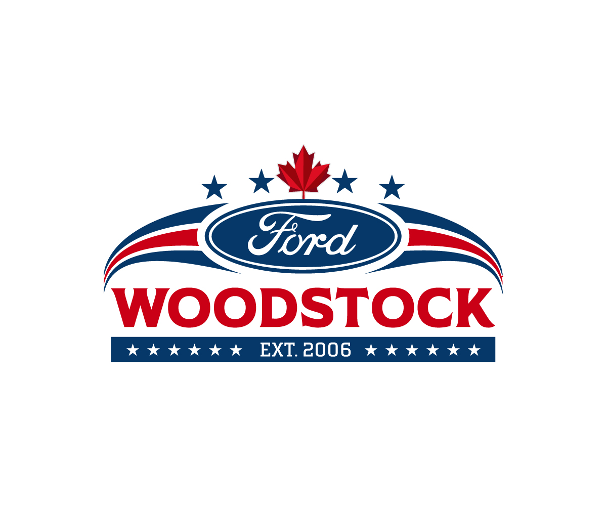 Logo Design by PixelIron for Woodstock ford  | Design #37597795