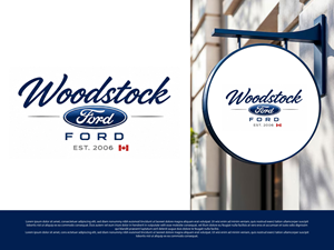 Logo Design by Jack Designz for Woodstock ford  | Design: #37600556