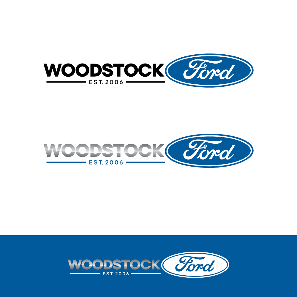 Diseño de Logo por H4R5Z para Woodstock ford  | Diseño #37596848