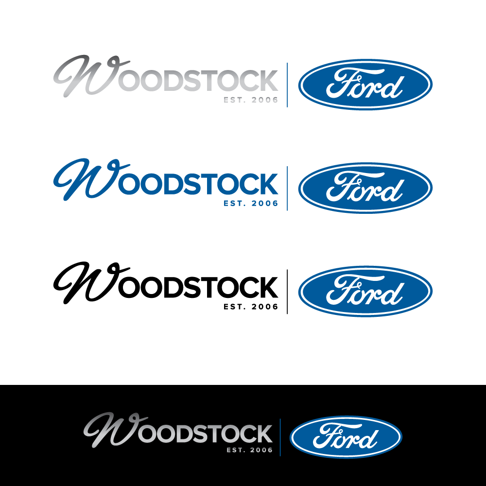 Diseño de Logo por H4R5Z para Woodstock ford  | Diseño #37601067