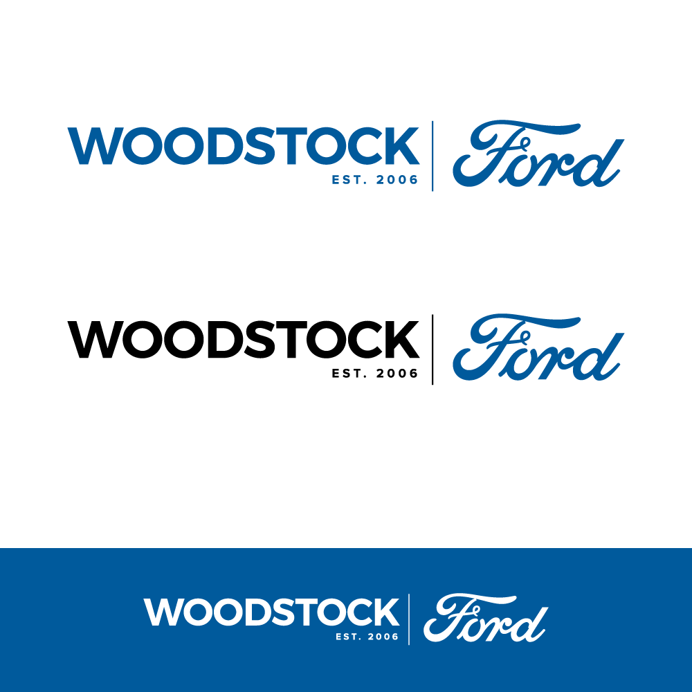 Diseño de Logo por H4R5Z para Woodstock ford  | Diseño #37601083