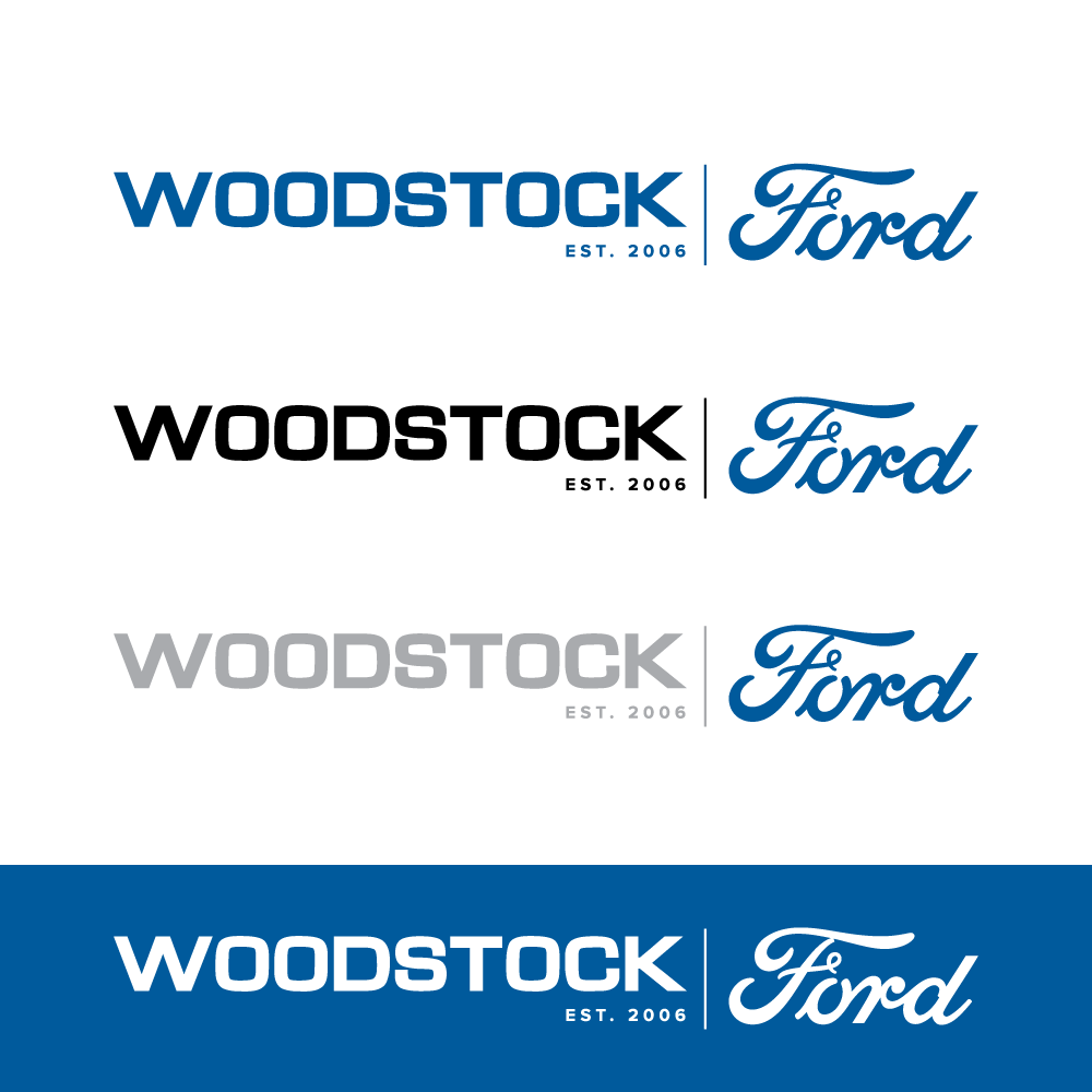 Diseño de Logo por H4R5Z para Woodstock ford  | Diseño #37611754