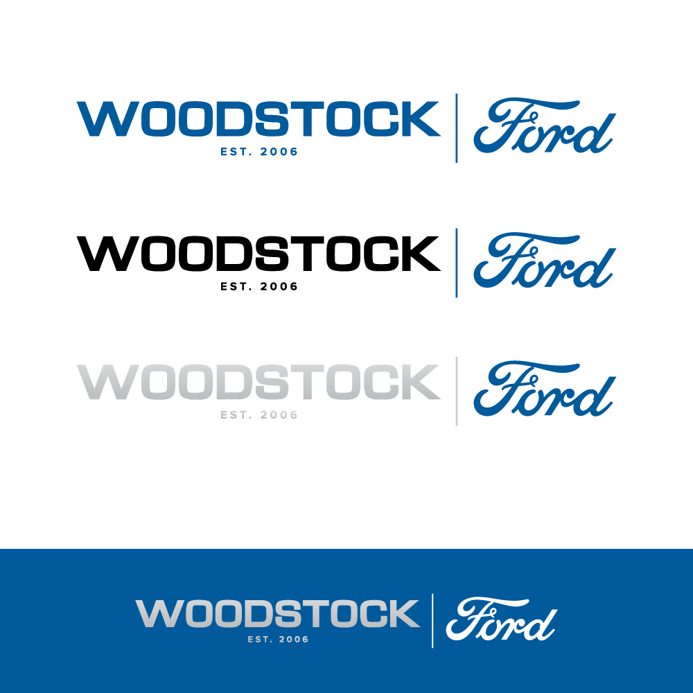 Diseño de Logo por H4R5Z para Woodstock ford  | Diseño #37611770