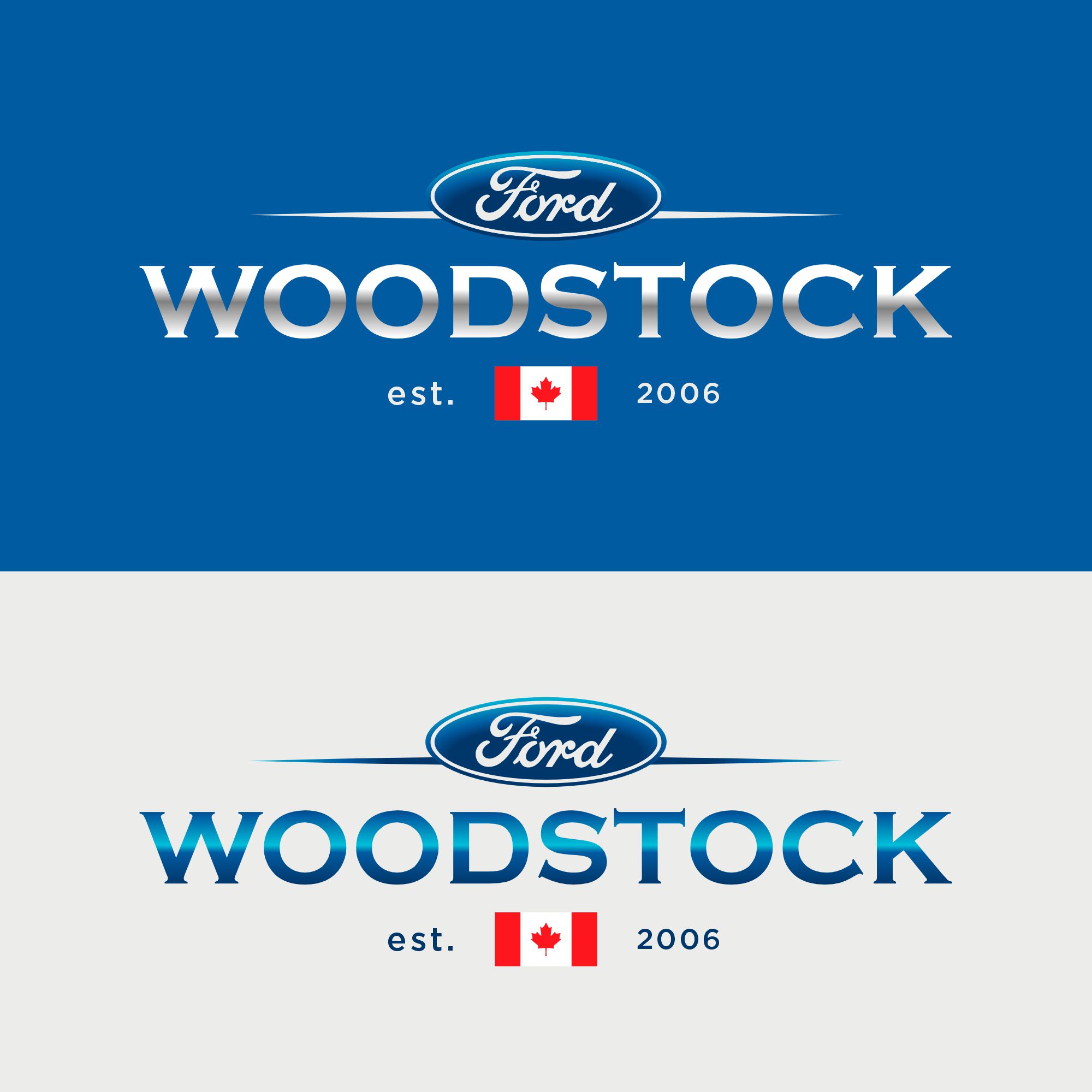 Logo Design by hidro for Woodstock ford  | Design #37592907