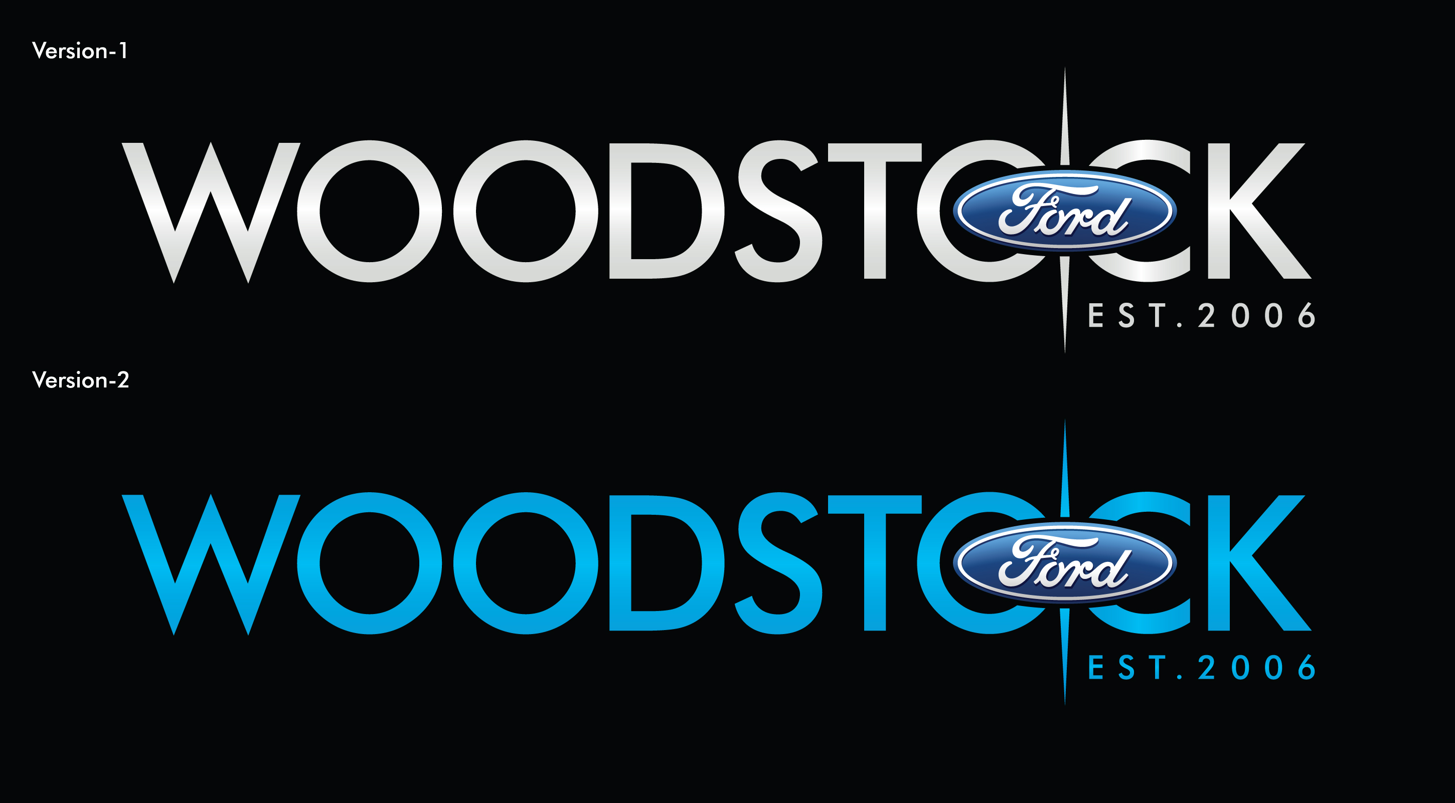 Diseño de Logo por Atec para Woodstock ford  | Diseño #37594244