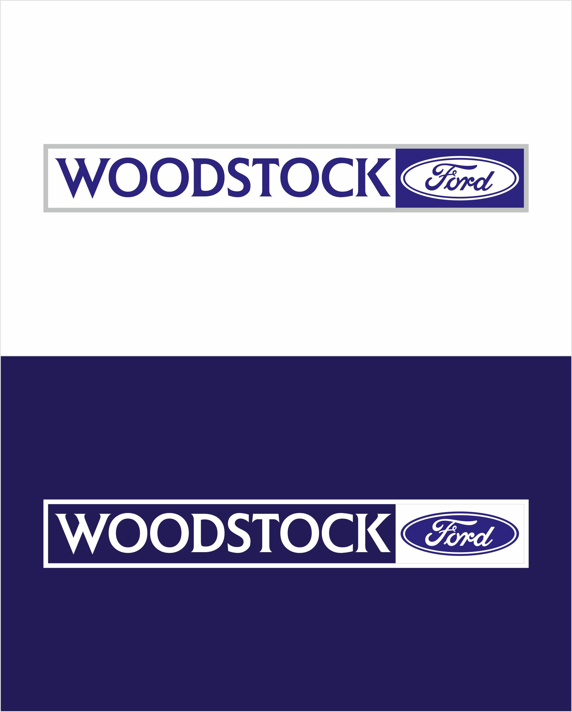 Diseño de Logo por patelnsf para Woodstock ford  | Diseño #37597634