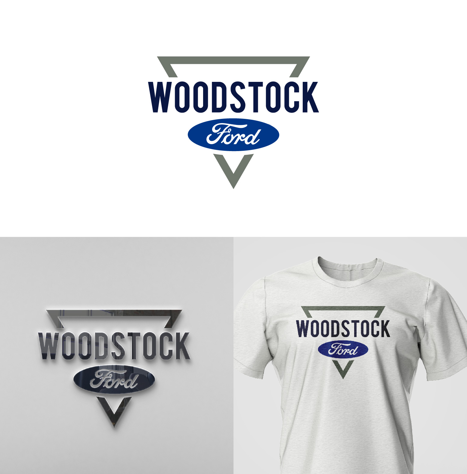 Diseño de Logo por 4tech services para Woodstock ford  | Diseño #37592534