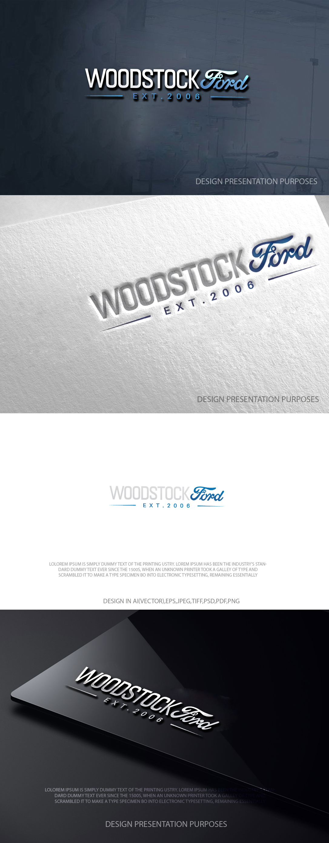 Design de Logo par zebronicgraphic pour Woodstock ford  | Design #37599697