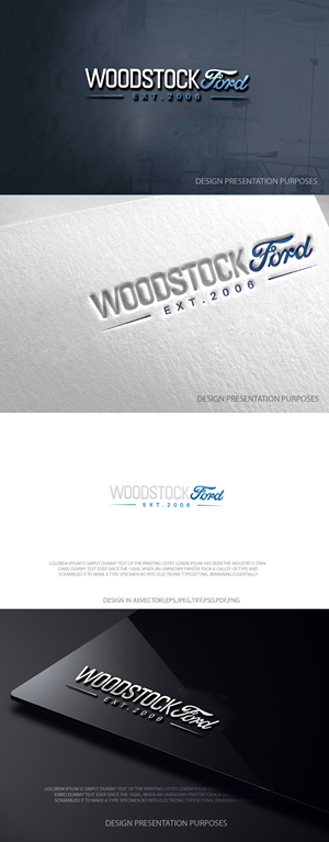 Design de Logo par zebronicgraphic pour Woodstock ford  | Design : #37599697