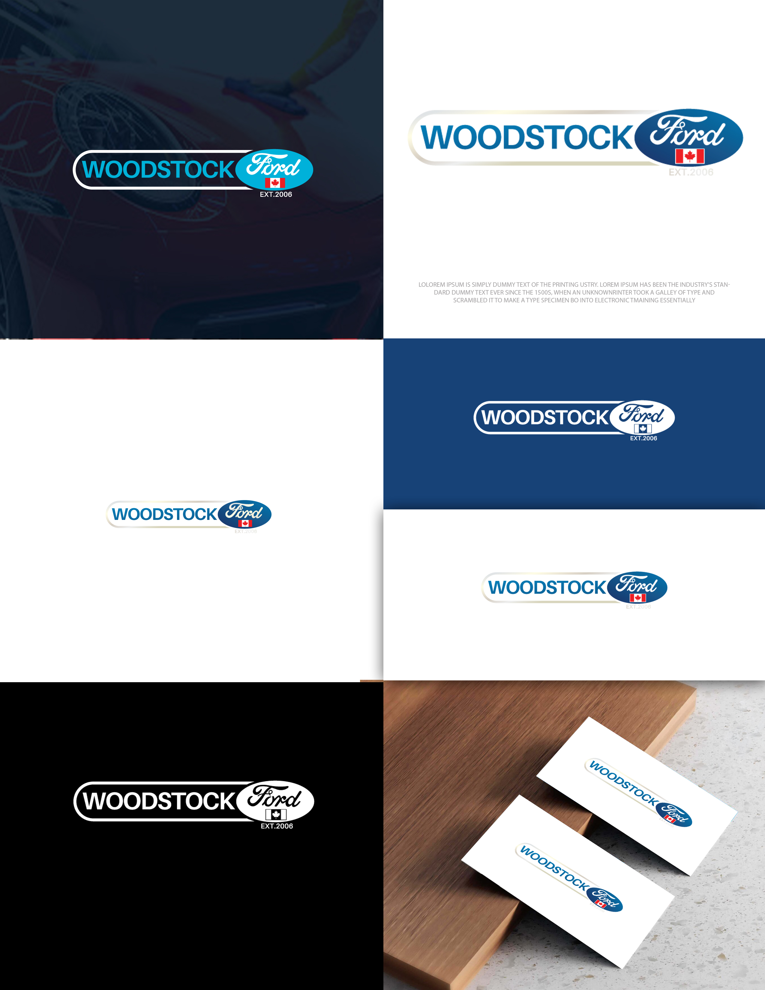 Design de Logo par zebronicgraphic pour Woodstock ford  | Design #37599698