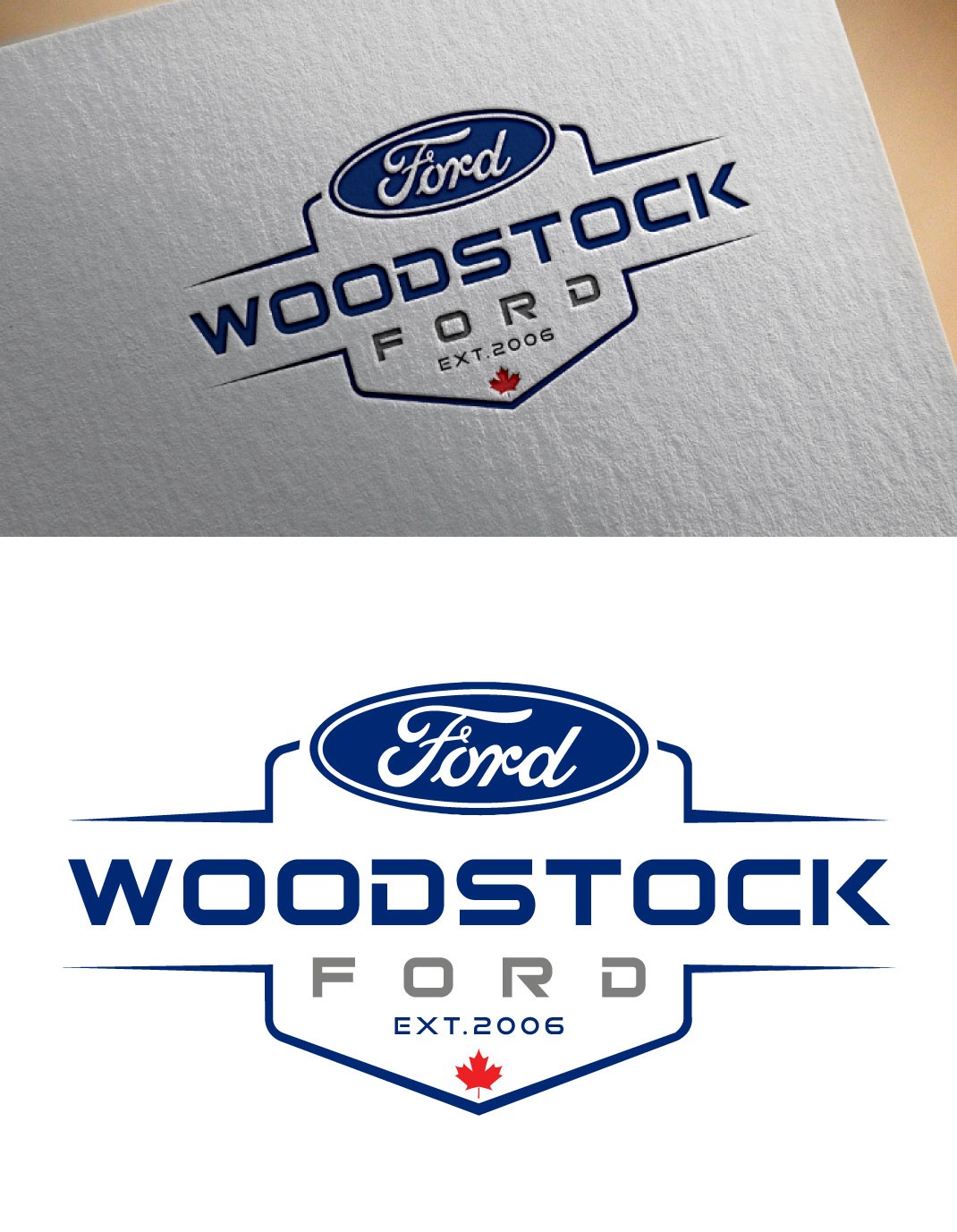 Diseño de Logo por Chanel graphics para Woodstock ford  | Diseño #37593207