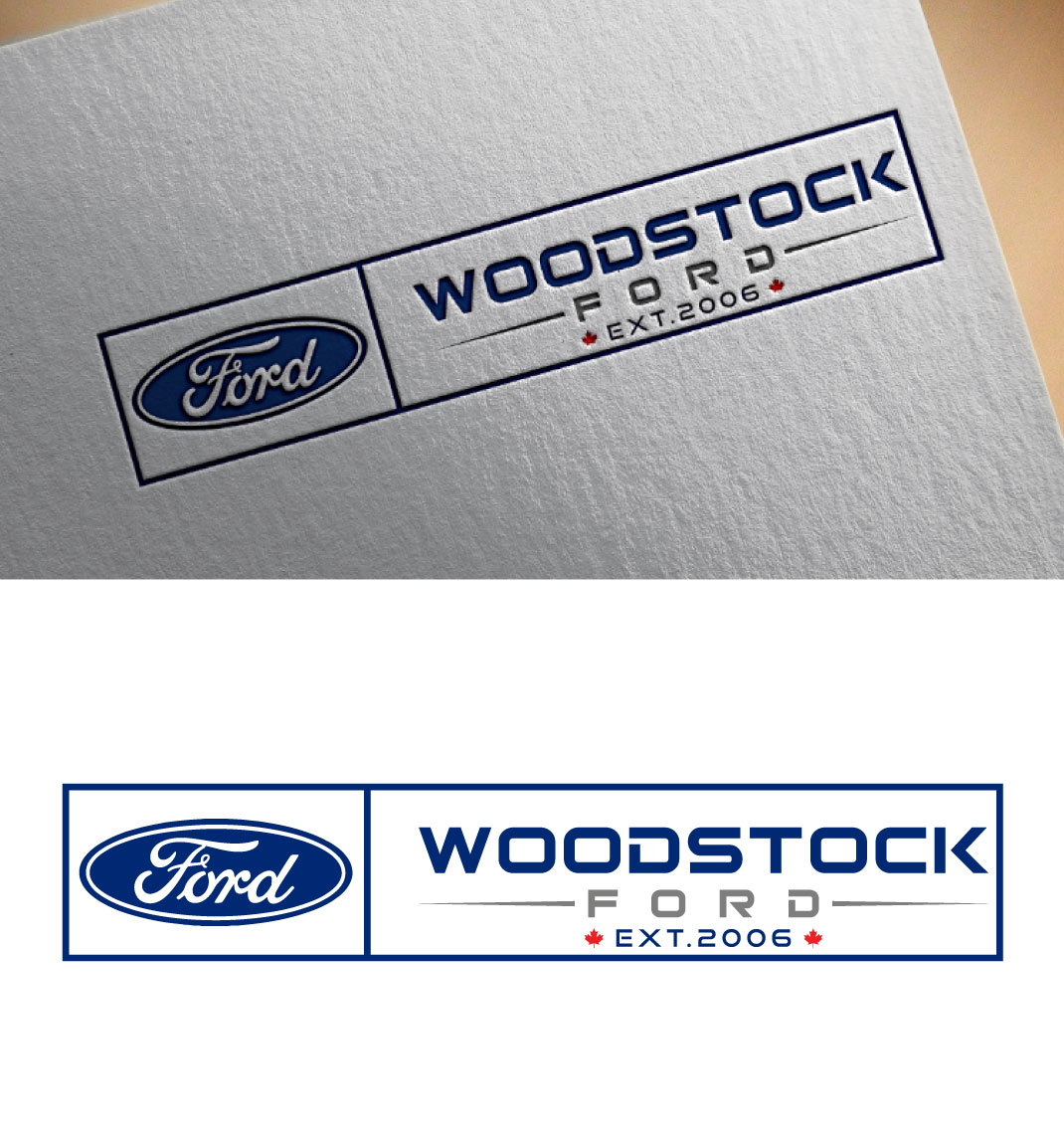 Diseño de Logo por Chanel graphics para Woodstock ford  | Diseño #37596094