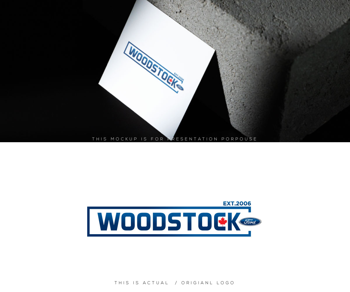 Logo Design by Ansh Design for Woodstock ford  | Design #37599287