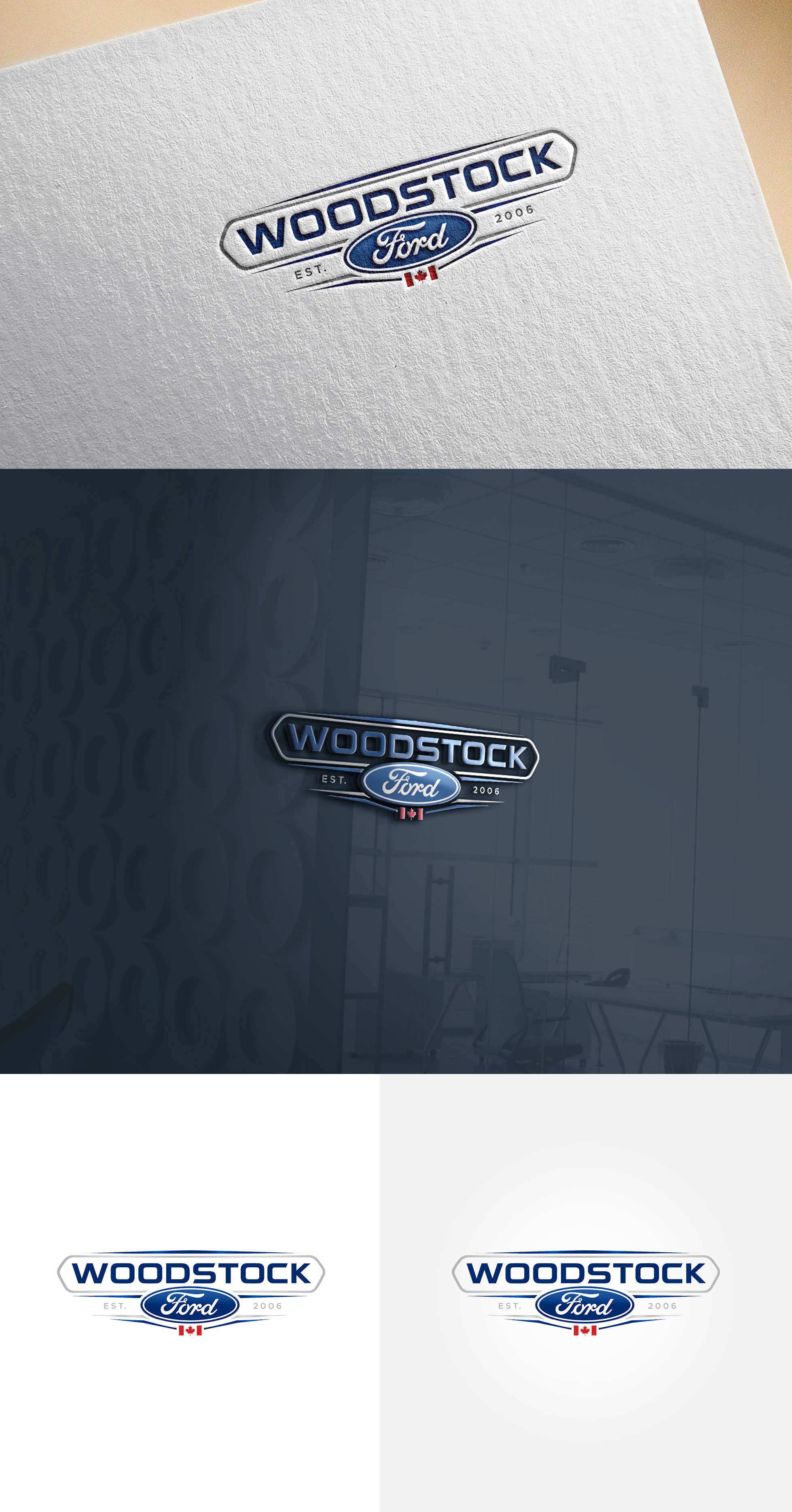 Diseño de Logo por Soonia para Woodstock ford  | Diseño #37592693