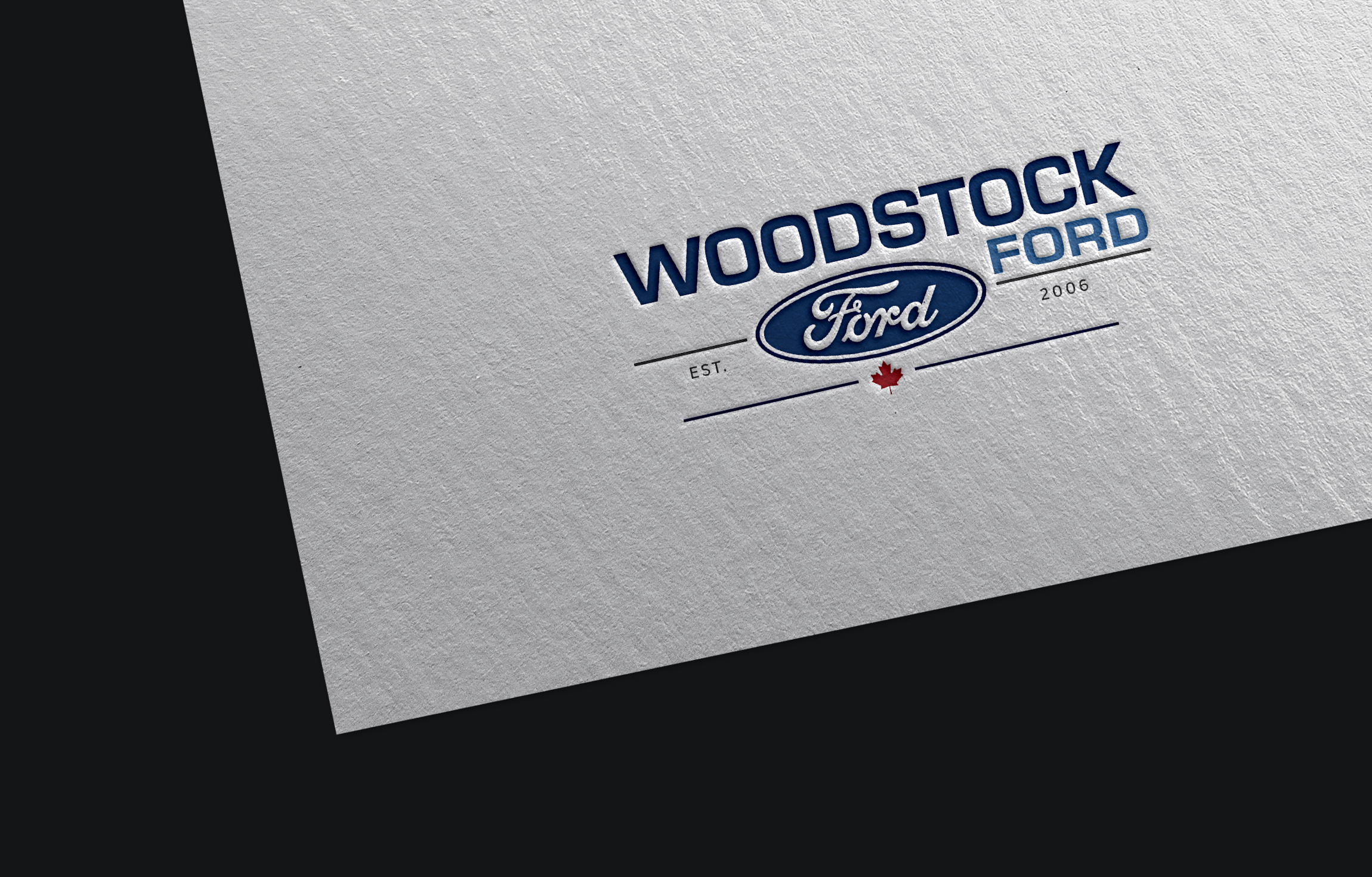 Logo Design by Bella  Creative for Woodstock ford  | Design #37599216