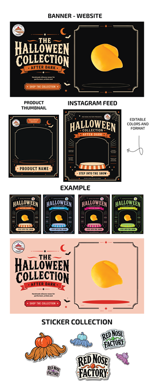 Red Nose Factory Halloween 2026 — Seasonal Brand &amp; Campaign Design